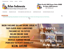 Tablet Screenshot of iklanindonesia.com